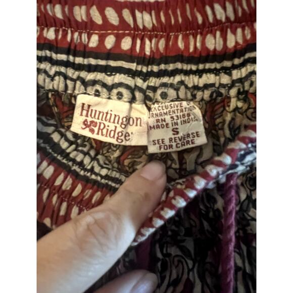 Vintage Maxi Skirt Artsy Size Small Cotton Boho Huntington Ridge long Hippie - Picture 4 of 7